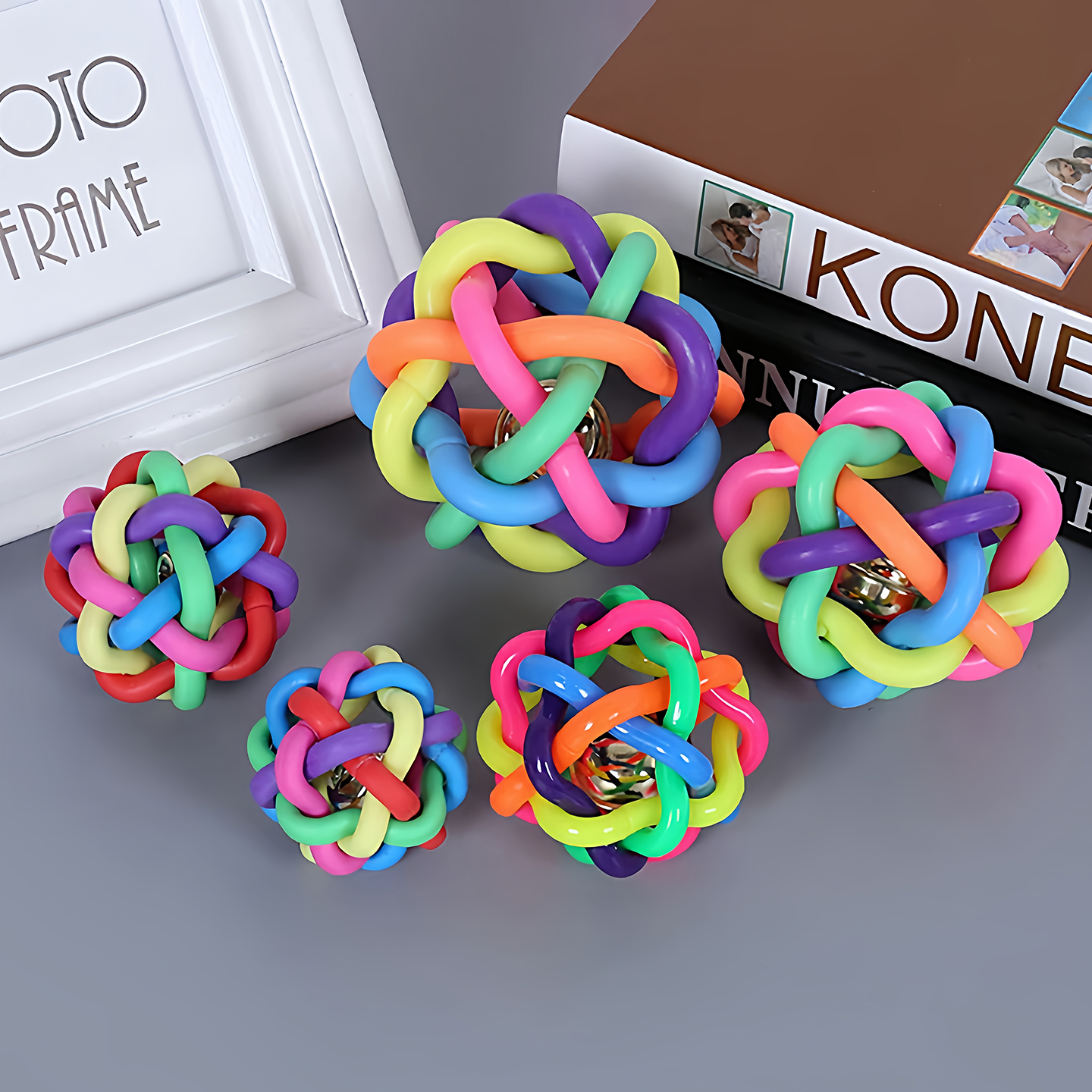 狗狗猫咪铃铛狗球球玩具