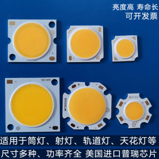 燈芯替換24瓦COB燈珠高亮20W30W ed燈芯筒燈軌道燈LED射燈嵌入式