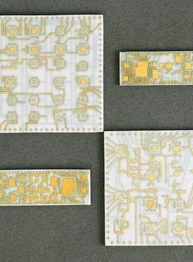 陶瓷pcb电路板氮化铝96%氧化铝陶瓷线路板98%特殊陶瓷基定制打样