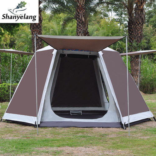 户外全自动防暴雨防风六角帐篷