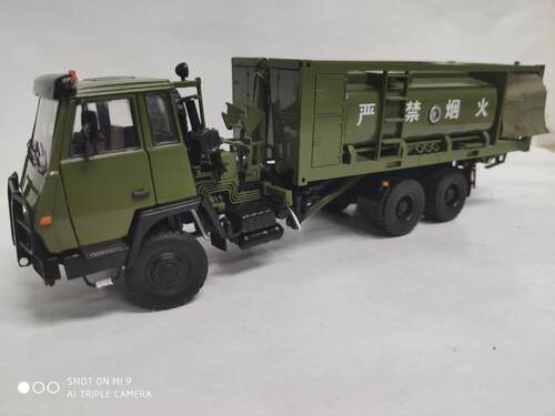 国产原厂1/43陕汽斯太尔加油方舱