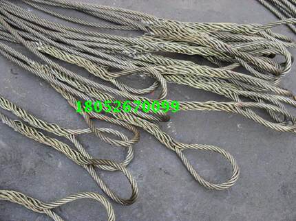 供应插编钢丝绳扣吊具/钢丝绳成套索具，，吊索具6mm-52mm