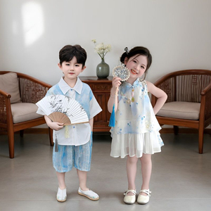2026新款儿童新中式国风汉服套装