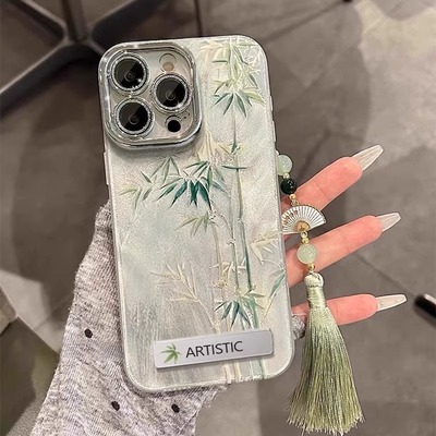 风骨竹精孔全包手机壳适用于苹果17Air16promax小米15情侣iphone14华为mate70propura80荣耀vivo红米k90oppo