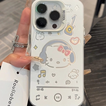 耳机KT猫苹果手机壳16promax小米15情侣iphone14华为mate60pro新款pura70荣耀vivo红米k80note一加opporeno13