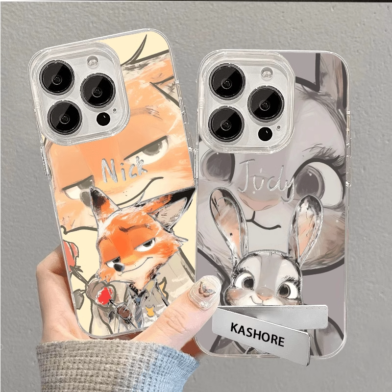 情侣尼克朱迪苹果手机壳16promax小米15情侣iphone14华为mate60pro新款pura70荣耀vivo红米k50一加opporeno12