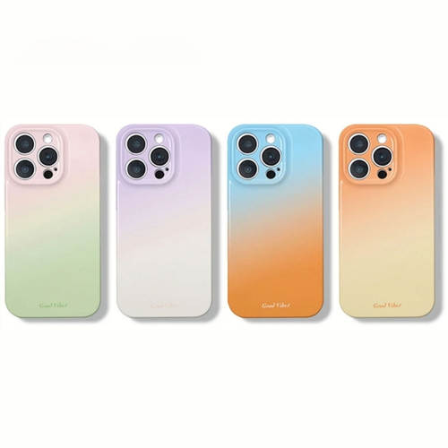 晕染渐变色菲林手机壳适用苹果17Air16promax小米15情侣iphone14华为mate80pura90荣耀vivo红米k90oppo一加iQ