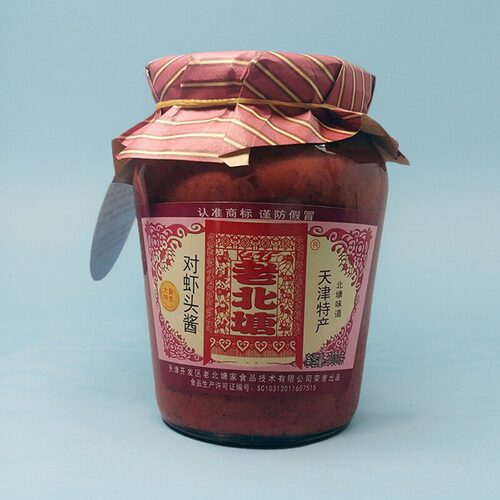 老北塘虾酱海鲜酱对虾头调味酱