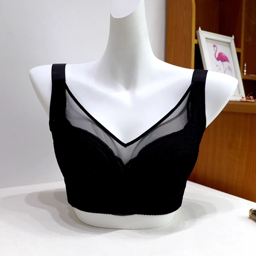 奥丝蓝黛防下垂乳胶文胸薄杯大码CD杯乳胶五排扣内衣大胸显小无标