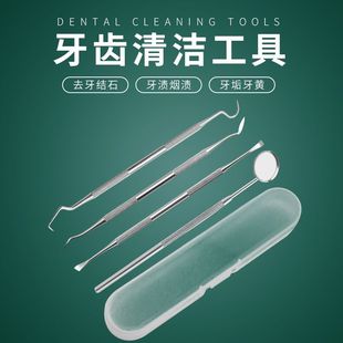 牙石去除器剔牙神器清理专用工具不锈钢牙签刮牙垢器掏抠扣洁牙