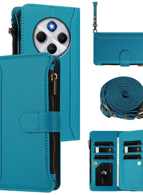 纯色零钱卡包适用于红米14C手机壳红米12/13C防摔小米 POCO M4 5G 挂绳POCO M5 4G /11prime/Note12R多功能