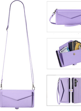 小众高级感适用三星A55手机壳A35斜背跨A25挂绳A15皮套A54翻盖式A53防摔A52保护套A13软硅胶A14插卡A12男女款