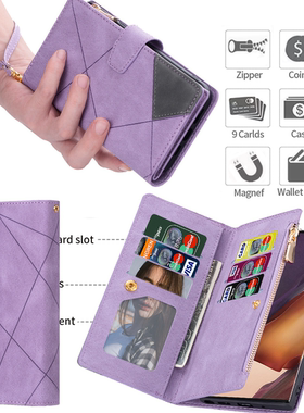三星ZFold3手机壳欧美零钱卡包