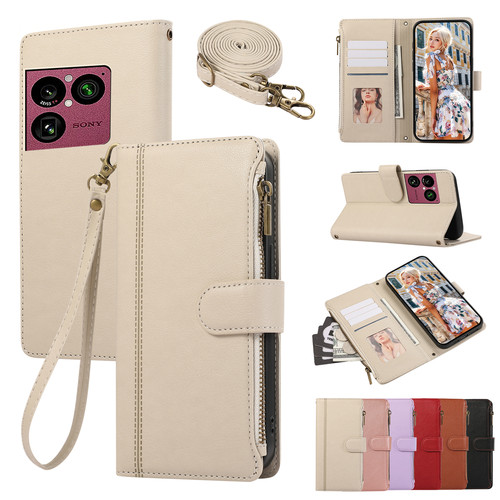 适用索尼xperia1viii手机壳sonyxperia1vii拉链口袋1vl全包防摔皮套sony硅胶10vii男女xperia5v超薄收纳卡包