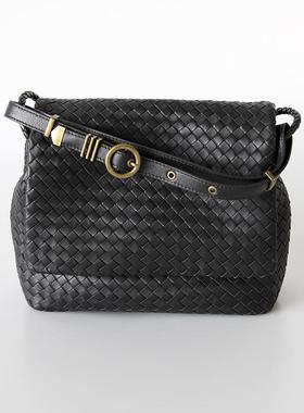 Bounded有界丨25年新款托特包邮差包单肩斜挎羊皮真皮手工编织包