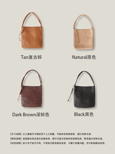 Ретро вместительная и большая сумка на одно плечо, 2025 года, французский стиль, из натуральной кожи