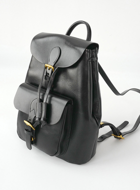 bounded有界小众高级感小号双肩包植鞣头层牛皮真皮休闲时尚背包