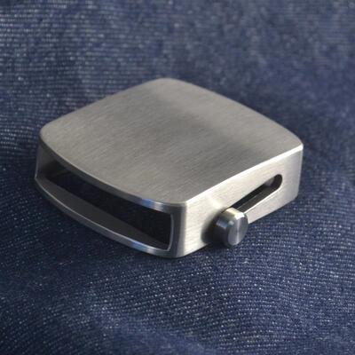 不锈钢平滑扣滚轴年轻人皮带扣