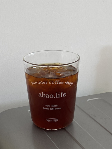 abao.life玻璃咖啡杯法式玻璃杯