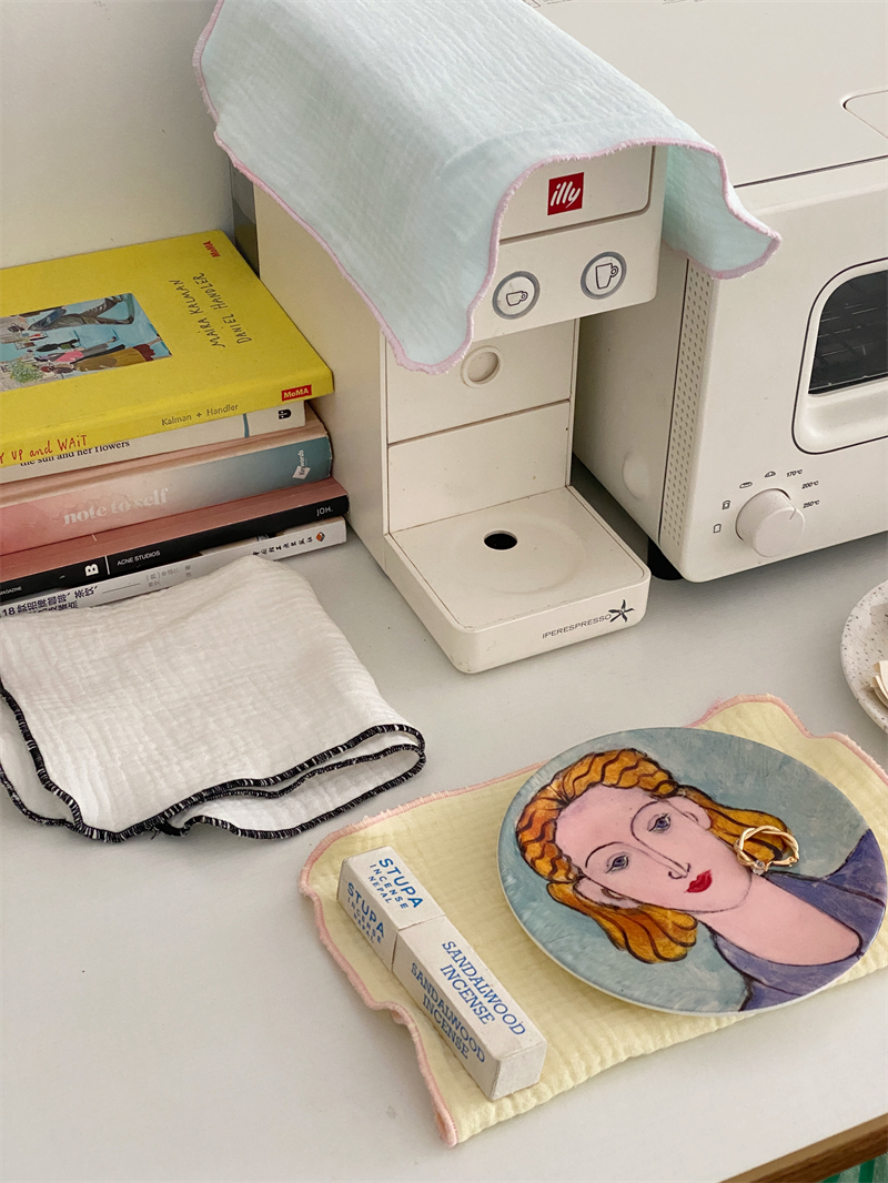 ins纯色小清新少女餐布餐垫