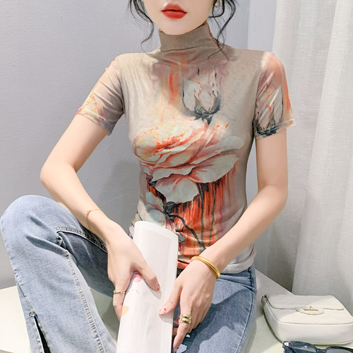 短袖通勤常规女装2024新款潮欧货