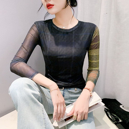 长袖通勤常规欧货长袖T恤女2024