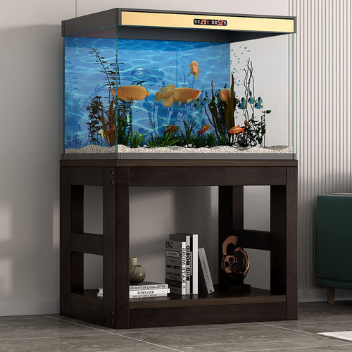 格匠实木鱼缸架底柜承重架