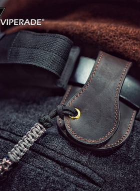 VIPERADE蝰蛇 PJ1波士顿皮拍子零钱袋 户外防身防卫EDC便携收纳包