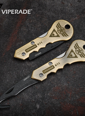 VIPERADE蝰蛇 微刃多用途开箱刀 EDC钥匙小刀随身迷你折叠水果刀