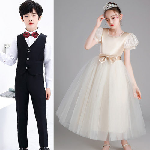 学生国庆节合唱服香槟色