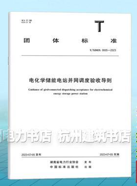T/XDHX 0005-2023 电化学储能电站并网调度验收导则