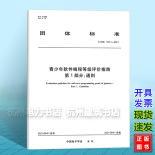 2021青少年软件编程等级评价指南 104.1 第1部分：通则 CIE