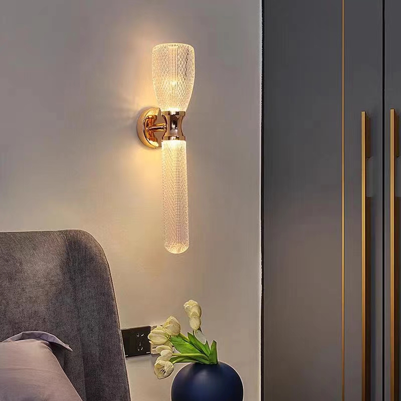 现代简约客厅背景墙卧室床头壁灯