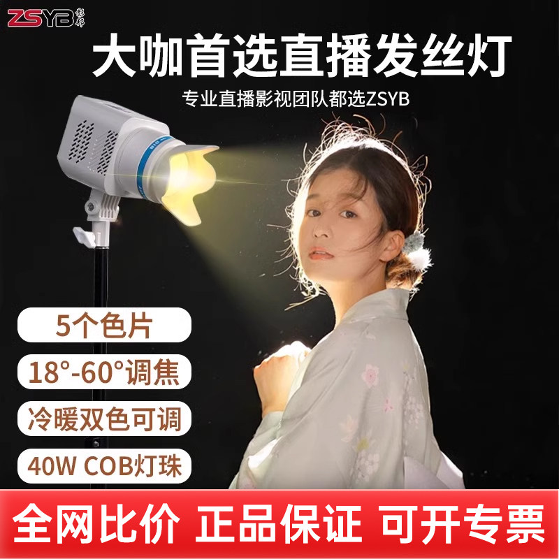 影邦发丝灯直播间顶灯主播专用图片