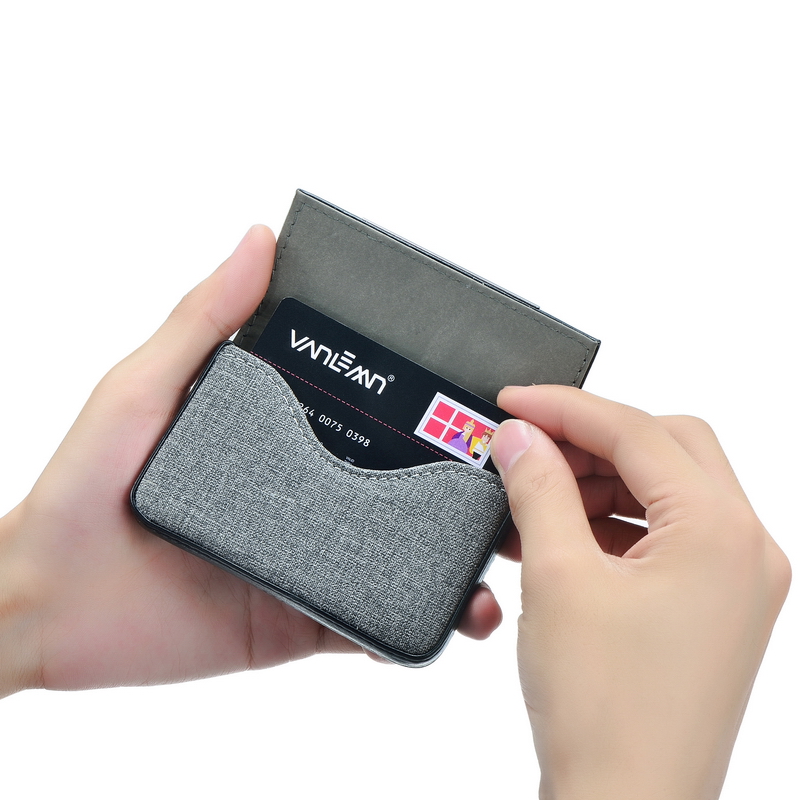 丹麥梵勒超輕商務名片盒免費刻字