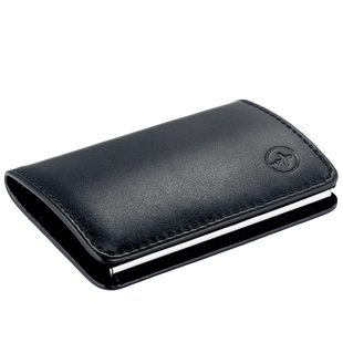 丹麦Vanlemn创意男士高端名片盒子名片夹卡包商务真皮女士便携式随身高档车载免费刻字定制logo送领导礼物