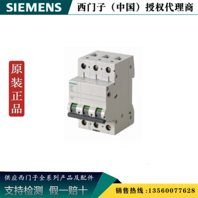 西门子原装正品5SN4313-8CN 5SN 小型断路器400V 10kA 5SN43138CN