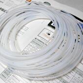 L型半透明PTFE管 四氟毛细管 壁厚0.15 铁氟龙管150V 0.2 0.3mm