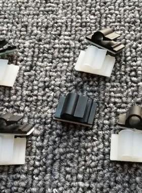 电线固定座WCL-3 黑色 粘式固定夹 机箱理线夹 网线夹 布线卡线扣