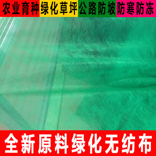 草坪绿化无纺布园林山体公路护坡操场球场植草籽覆盖育苗种绿色布