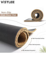 Vistlee's entrance door mat is made of natural coconut palm. The entrance door mat is a foot-rubbing home anti-slip mat and a dirt-resistant carpet thumbnail 4