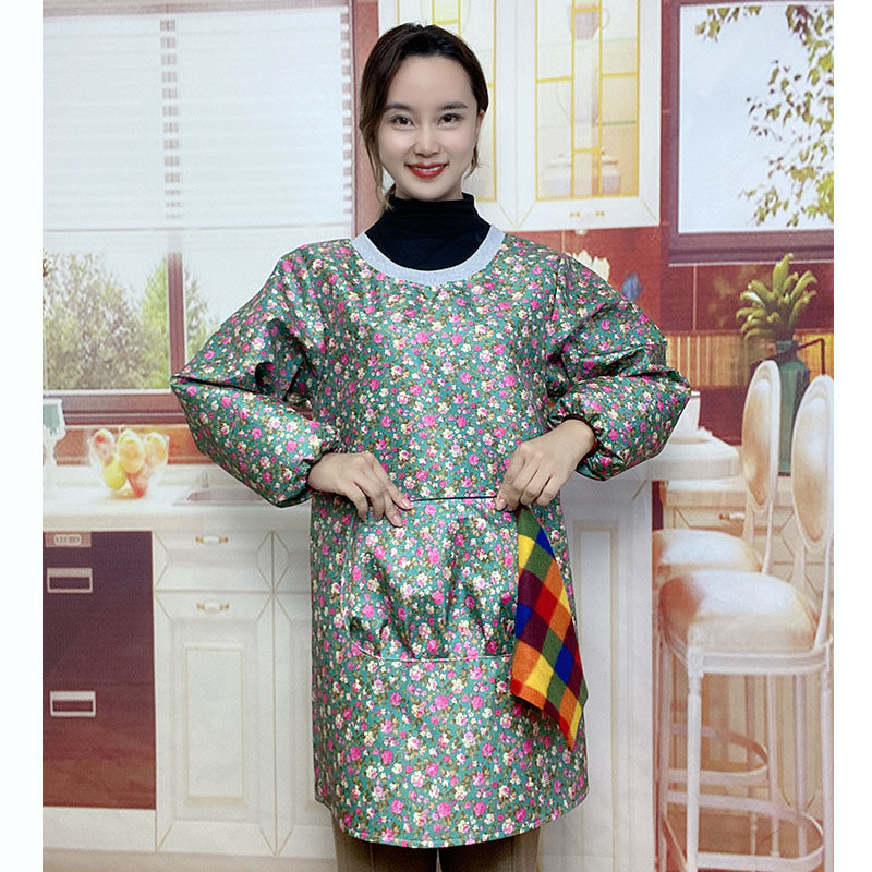 防水防油长袖罩衣围裙厨房家用家居清洁做饭干活大口袋围兜成人,家庭/个人清洁工具,围裙,淘宝优惠券,粉丝福利购,淘宝优惠卷