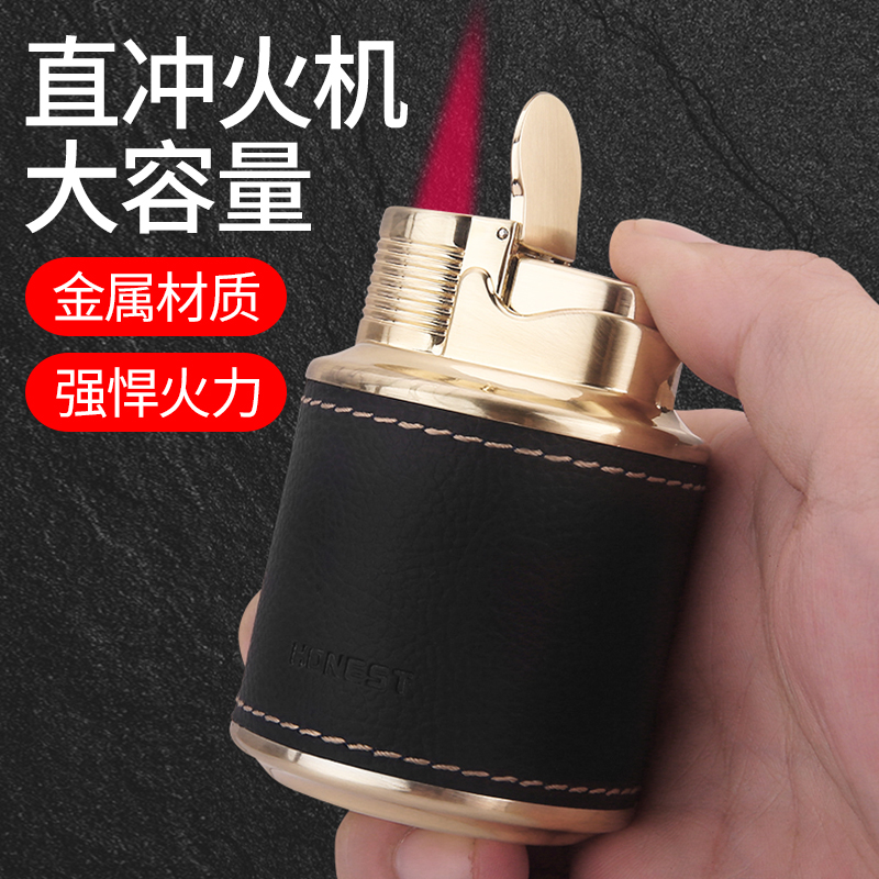 百诚防风打火机可充气耐用个性创意复古台式火机点烟必备点火器潮