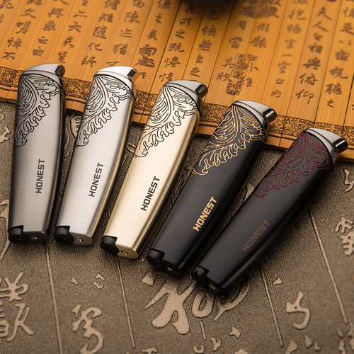 个性百诚正品直冲定制充气打火机