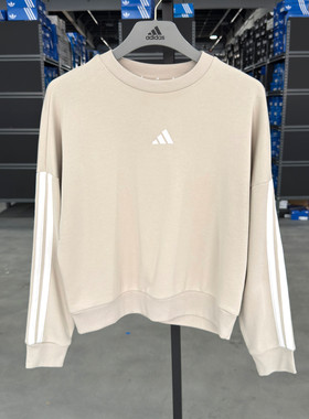 Adidas 阿迪达斯 女秋冬宽松舒适运动休闲圆领套头衫卫衣 JE0014