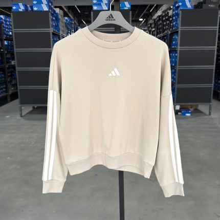 Adidas 阿迪达斯 女秋冬宽松舒适运动休闲圆领套头衫卫衣 JE0014