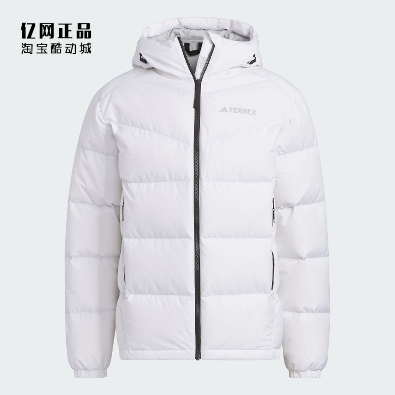 阿迪达斯男款运动户外保暖羽绒服