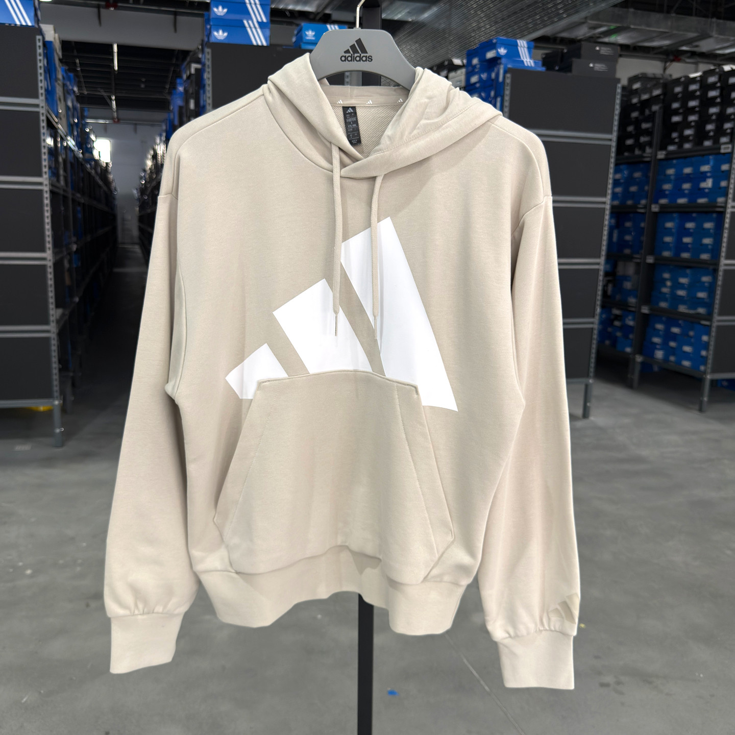 Adidas 阿迪达斯 男款秋季运动休闲舒适连帽套头卫衣帽衫 JZ2150图片