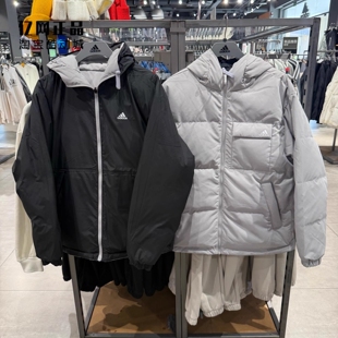Adidas 阿迪达斯 男款运动休闲防风保暖双面穿连帽羽绒服 KQ5541