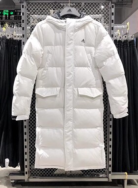 Adidas 阿迪达斯 男女运动休闲防风保暖长款羽绒服 KF6749 KQ5515